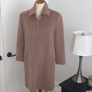 Ming Yea wool camel coat size 12